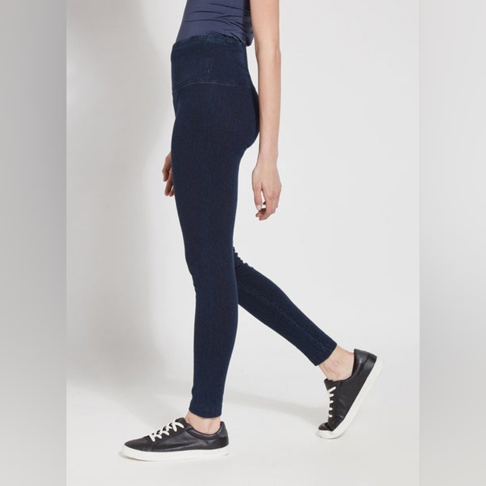 WOMENS LYSSE JEAN JEGGING / LEGGING  L INDIGO